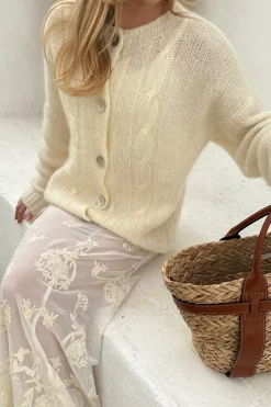 Clearance Ditteic Cardigan 3420 Bluser & Skjorter|Strik