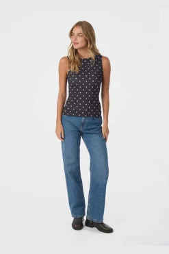 Neo Noir T-Shirts & Toppe<Ditty Jersey Dot Top 167487