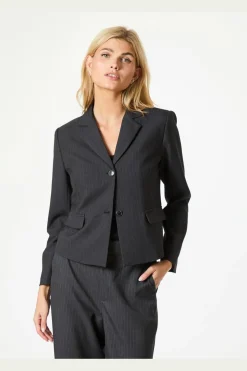 Online Djarla Pinstripe Blazer Blazere|Ammevenligt Tøj