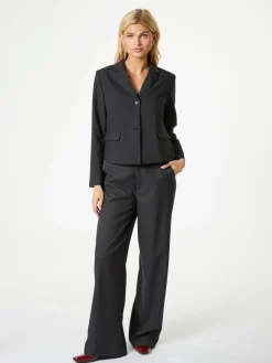 Online Djarla Pinstripe Blazer Blazere|Ammevenligt Tøj