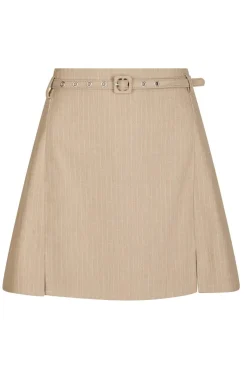 Clearance Donte Melange Pinstripe Skirt 164593 Nederdele