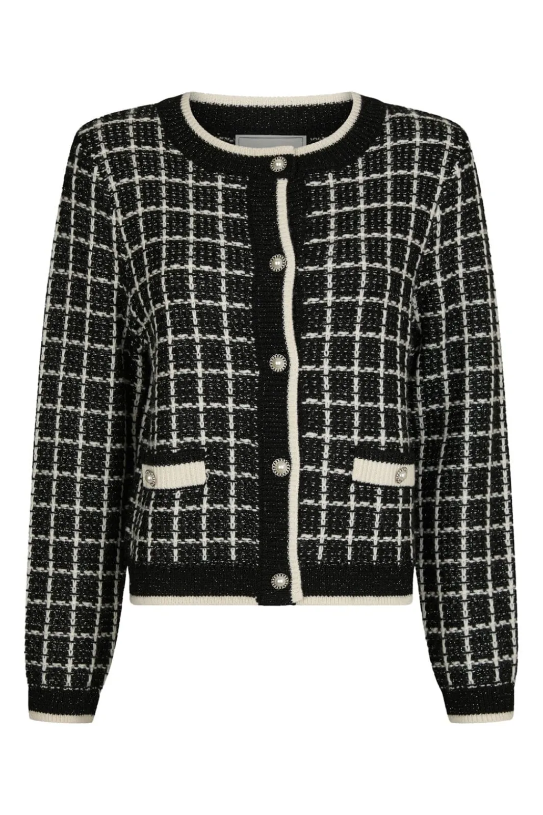 Neo Noir Cardigans|Ammevenligt Tøj<Doro Stitch Knit Cardigan 164513
