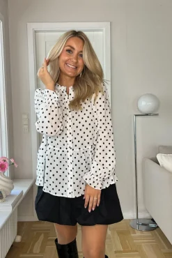 Discount Dot Blouse 127510B Bluser & Skjorter|Ammevenligt Tøj