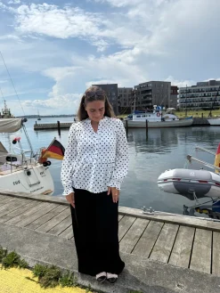 Discount Dot Blouse 127510B Bluser & Skjorter|Ammevenligt Tøj