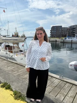 Discount Dot Blouse 127510B Bluser & Skjorter|Ammevenligt Tøj