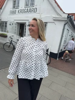 Discount Dot Blouse 127510B Bluser & Skjorter|Ammevenligt Tøj