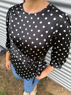 Dear Molly Bluser & Skjorter<Dot Top 155563C