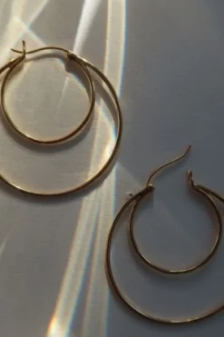 Clearance Double Creol Grande Earring Øreringe