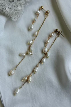 Online Double String Pearl Earring Øreringe