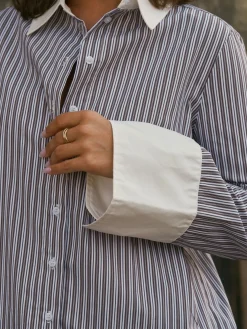Discount Dranila Stripe Shirt 165982 Bluser & Skjorter|Ammevenligt Tøj