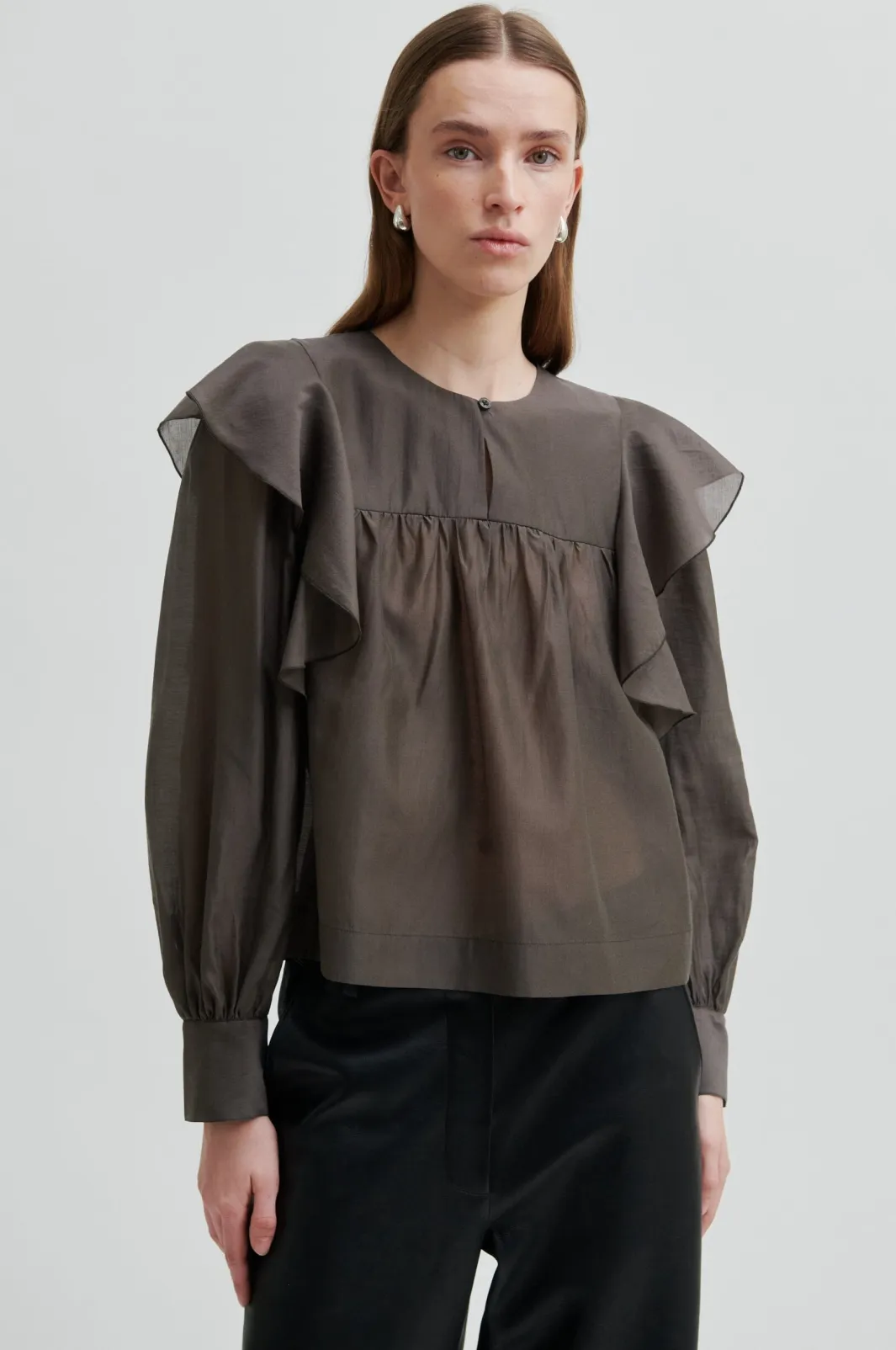 Hot Dream Ruffle Blouse 60192 Bluser & Skjorter