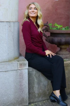 Hot Ea Ls Wrap Blouse 22258 Bluser & Skjorter