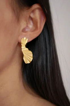 Enamel Copenhagen Øreringe<Earring, Big Wave