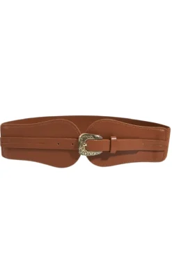 Anobel Copenhagen Bælter<Elastic Raffia Belt With Round Buckle LH5008