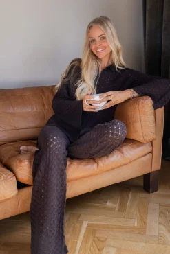 Molly&My x Julie Elgaard Sæt 🛍️|Bluser & Skjorter<Elina Knit Blouse 167102
