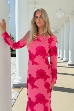 Online Eliseic Mesh Dress A23914 Kjoler