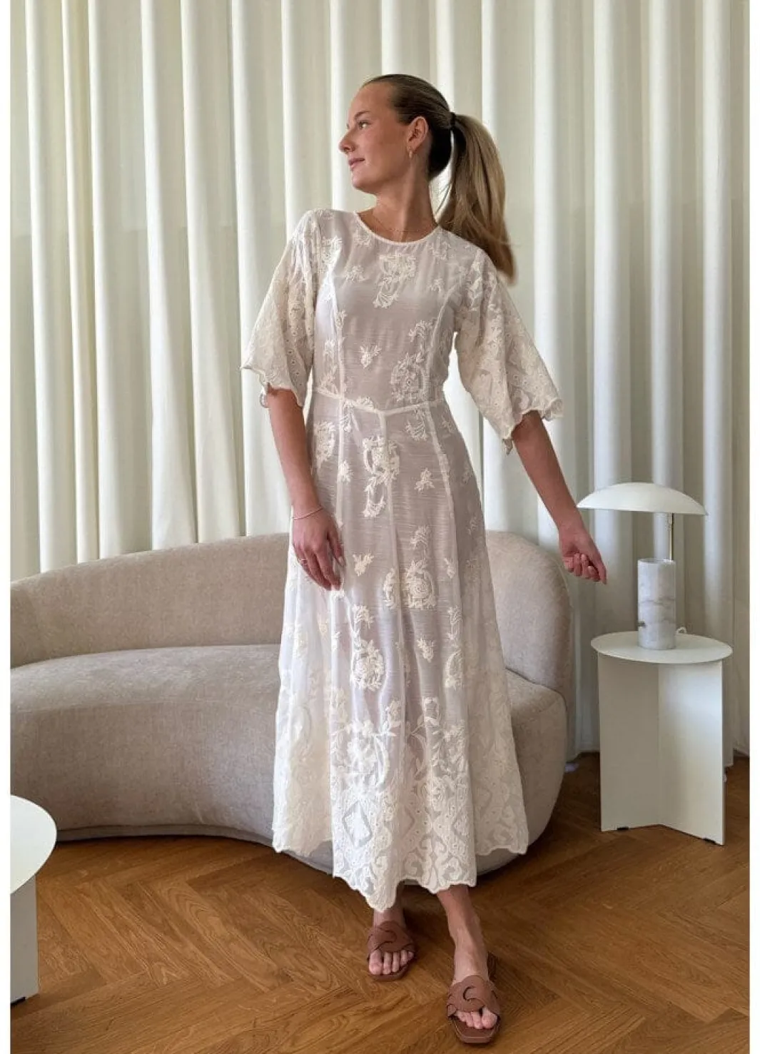 Best Ellinoric Lace Long Dress Kjoler