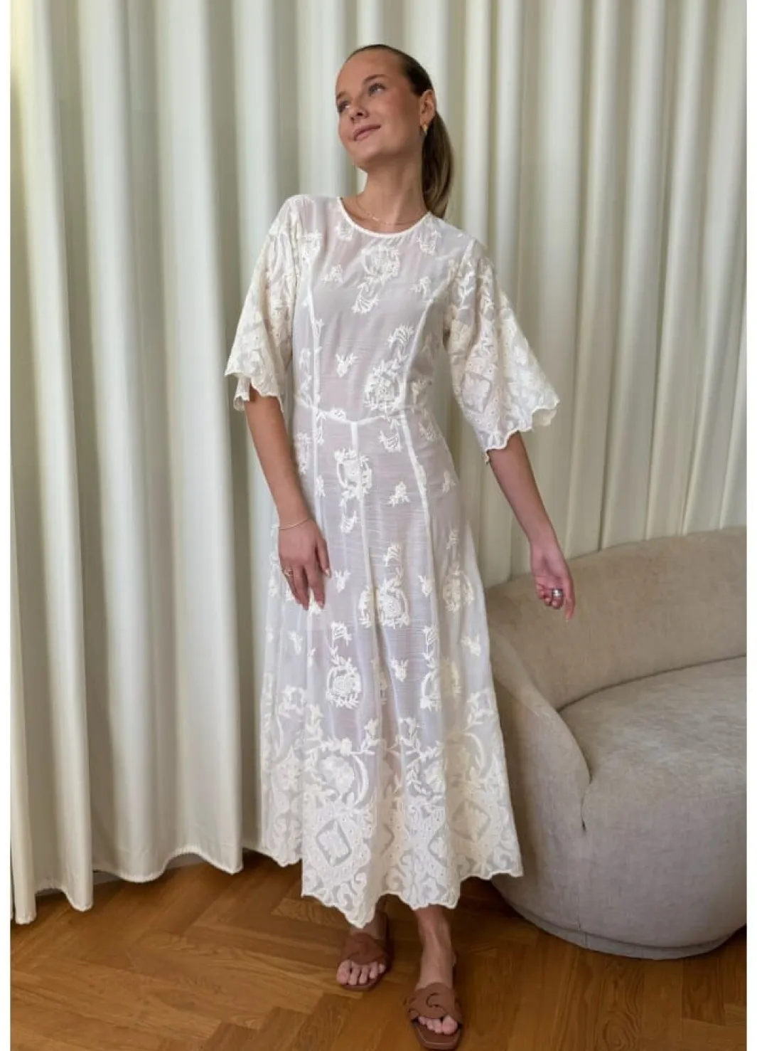 Best Ellinoric Lace Long Dress Kjoler