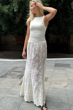 BYIC Nederdele<Ellinoric Lace Maxi Skirt