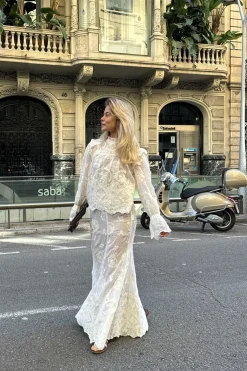 BYIC Nederdele<Ellinoric Lace Maxi Skirt