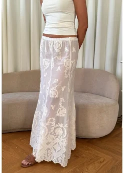 BYIC Nederdele<Ellinoric Lace Maxi Skirt