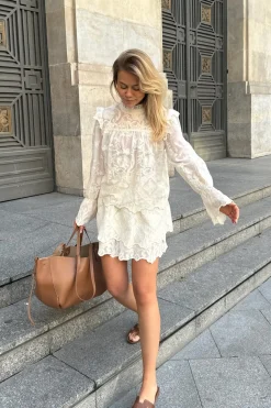 Online Ellinoric Lace Mini Skirt Nederdele