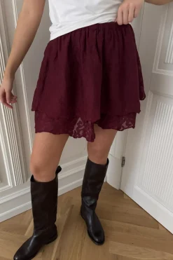 Discount Ellinoric Lace Mini Skirt 2576 Sæt 🛍️|Nederdele