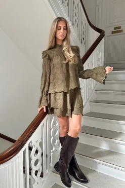 Discount Ellinoric Lace Mini Skirt 2576 Sæt 🛍️|Nederdele