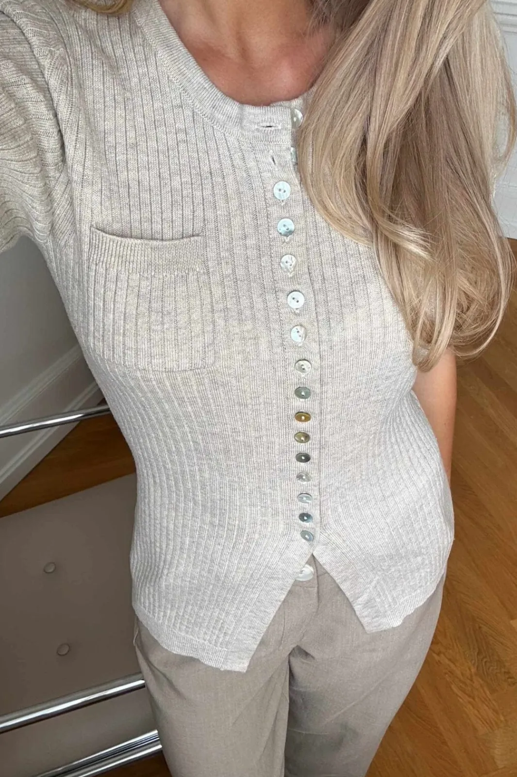 BYIC Cardigans|Ammevenligt Tøj<Elmaic Ss Cardigan 1196-s