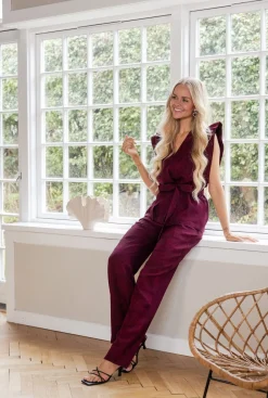 Clearance Elsa Jacquard Pants 167096 Sæt 🛍️|Bukser, Jeans & Leggings
