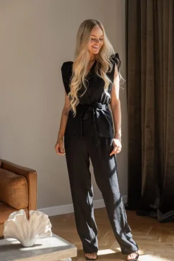 New Elsa Jacquard Pants 167096 Sæt 🛍️|Bukser, Jeans & Leggings