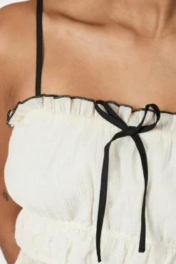 Online Emberly Crepe Top 165824 Sæt 🛍️|T-Shirts & Toppe