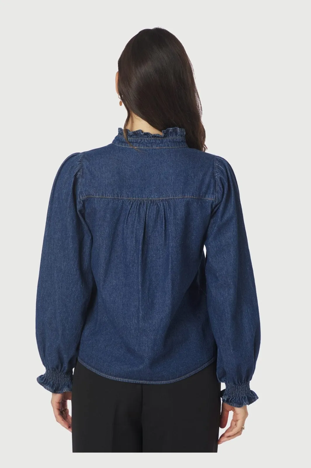 Sale Emmeline Denim Blouse 164434 Bluser & Skjorter
