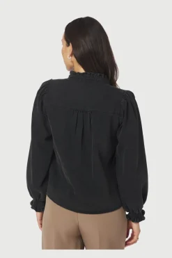 Discount Emmeline Denim Blouse 164434 Bluser & Skjorter