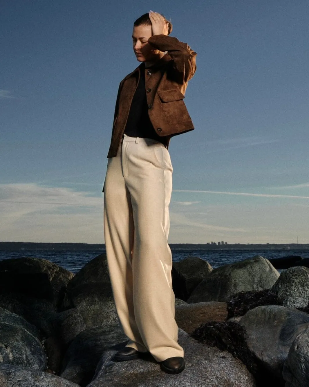 Neo Noir Bukser, Jeans & Leggings<Emmett Melange Pants 165059