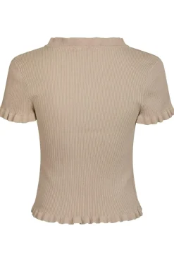 Discount Esla Frill Knit Tee 164432 Bluser & Skjorter|Strik