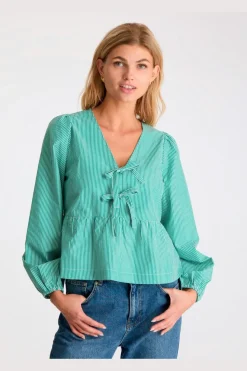 Best Esmée Small Stripe Blouse Bluser & Skjorter