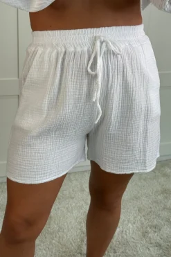 A-bee Shorts<Estelle- White