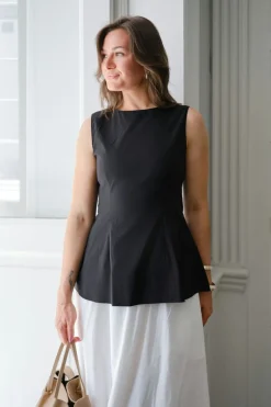 Neo Noir T-Shirts & Toppe<Esteves Poplin Top 165379