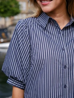 Neo Noir Bluser & Skjorter|Ammevenligt Tøj<Etta Stripe Shirt 166862