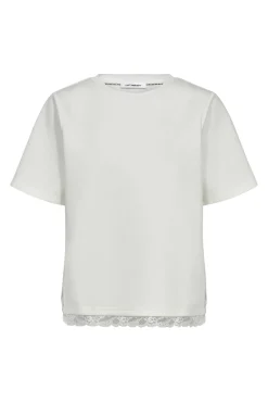New Evicc Lace Tee 43031 T-Shirts & Toppe