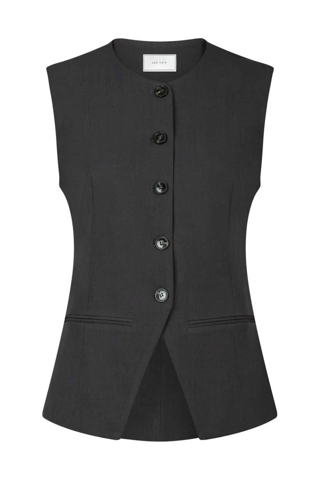 Neo Noir Veste|Ammevenligt Tøj<Fabia Structure Waistcoat 164162
