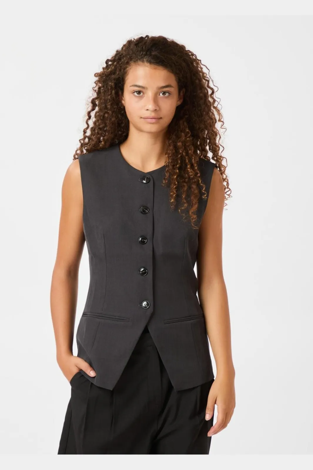 Neo Noir Veste|Ammevenligt Tøj<Fabia Structure Waistcoat 164162