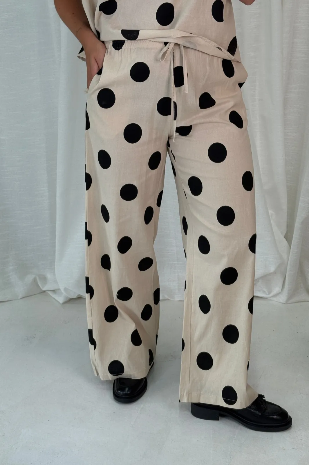 Discount Fanny Dot Pants Sæt 🛍️|Kjoler