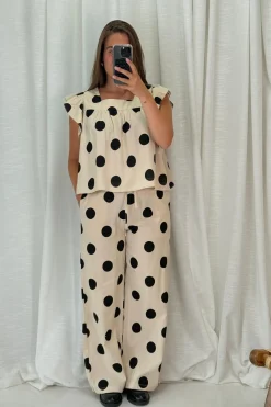 A-bee Sæt 🛍️|Bluser & Skjorter<Fanny Dot Shirt