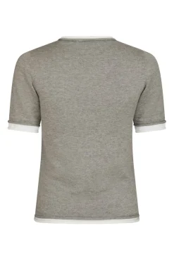 Neo Noir Strik|Bluser & Skjorter<Fauna Double Knit Tee 166372
