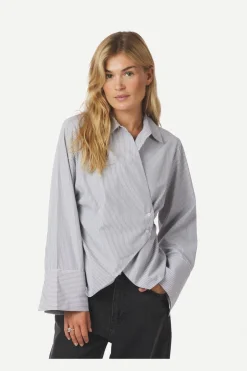 Neo Noir Bluser & Skjorter|Ammevenligt Tøj<Fenli Striped Shirt 165677