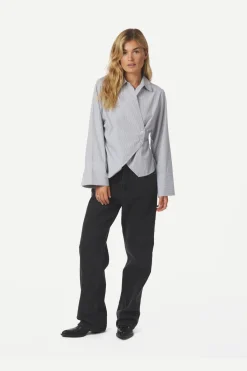 Neo Noir Bluser & Skjorter|Ammevenligt Tøj<Fenli Striped Shirt 165677