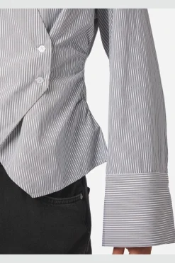 Neo Noir Bluser & Skjorter|Ammevenligt Tøj<Fenli Striped Shirt 165677