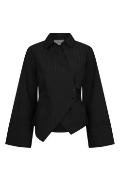 Discount Fenli Tone Stripe Shirt 167434 Bluser & Skjorter|Ammevenligt Tøj